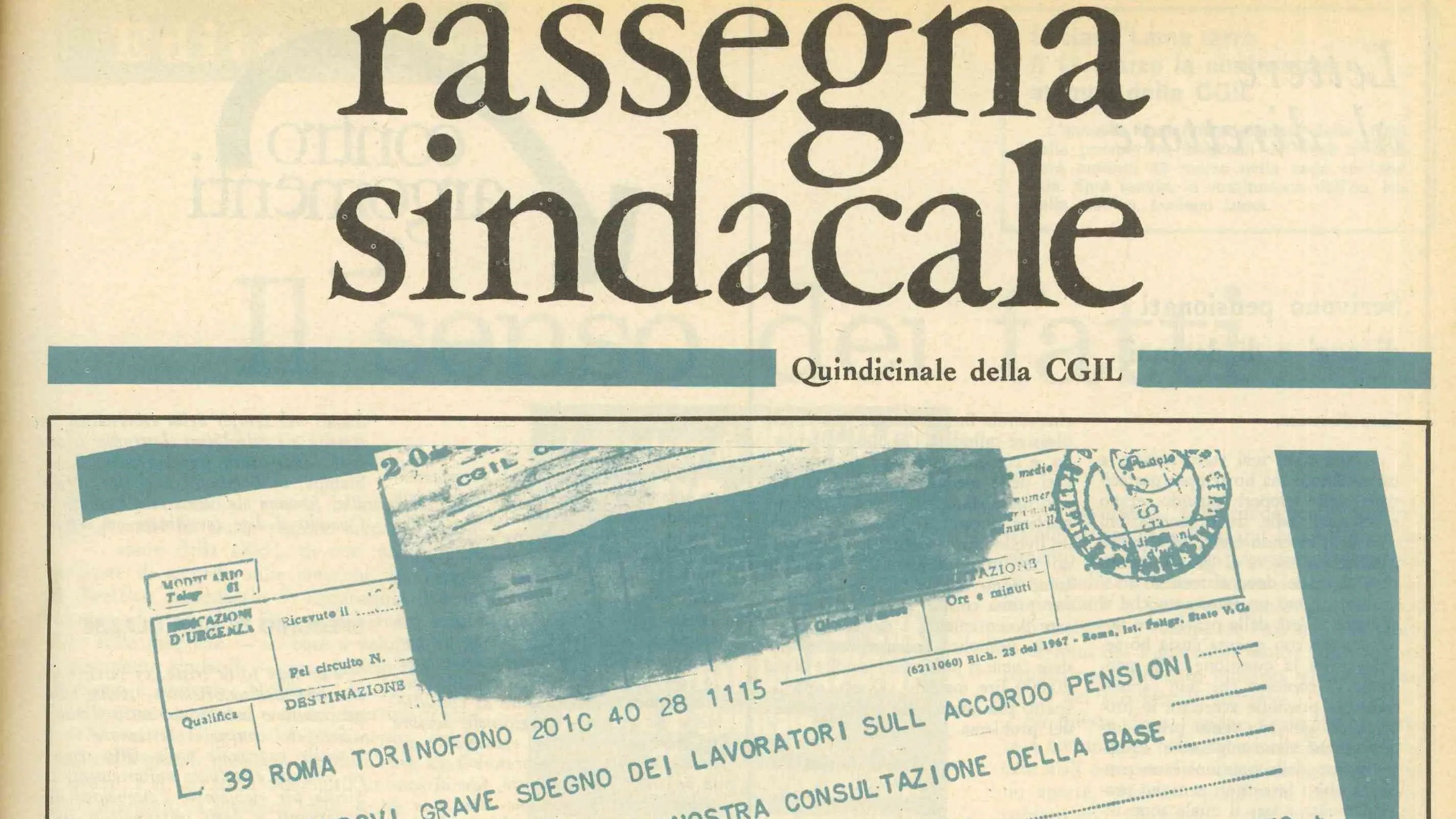 Rassegna Sindacale del 10 marzo 1968