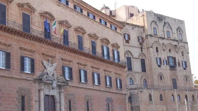 Palazzo dei Normanni, sede della Regione Siciliana