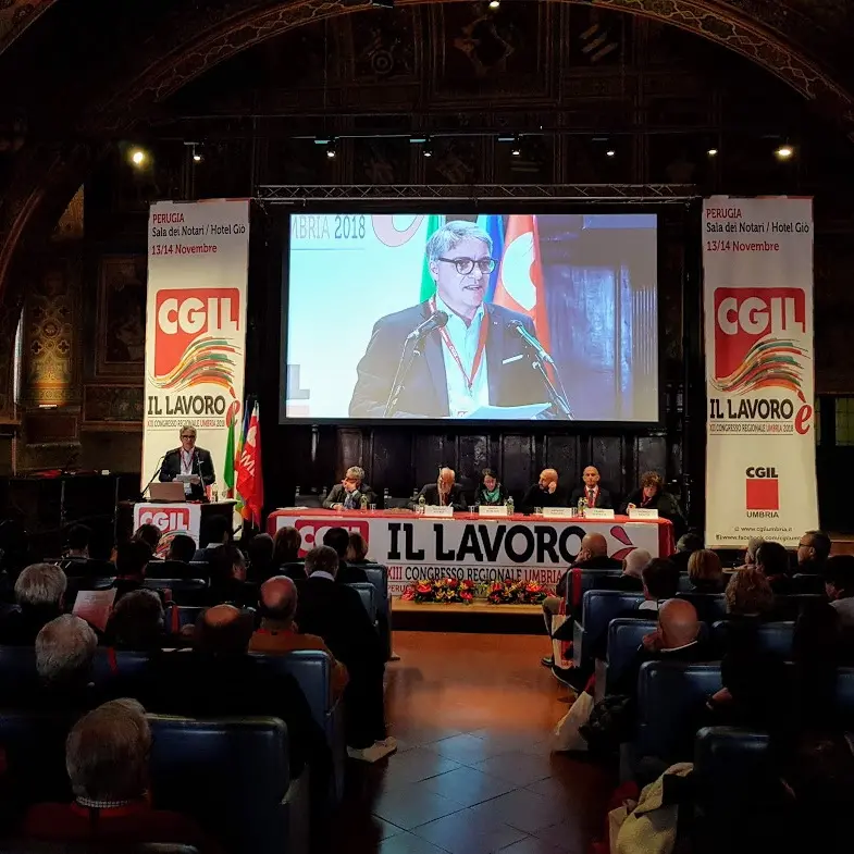 Cgil Umbria: Sgalla rieletto segretario generale