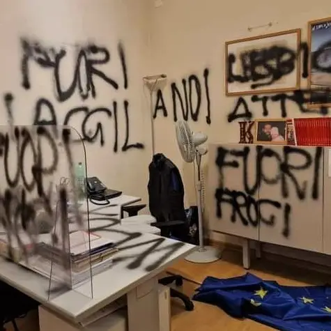 Università, scritte fasciste e omofobe nell'ufficio di una delegata Cgil