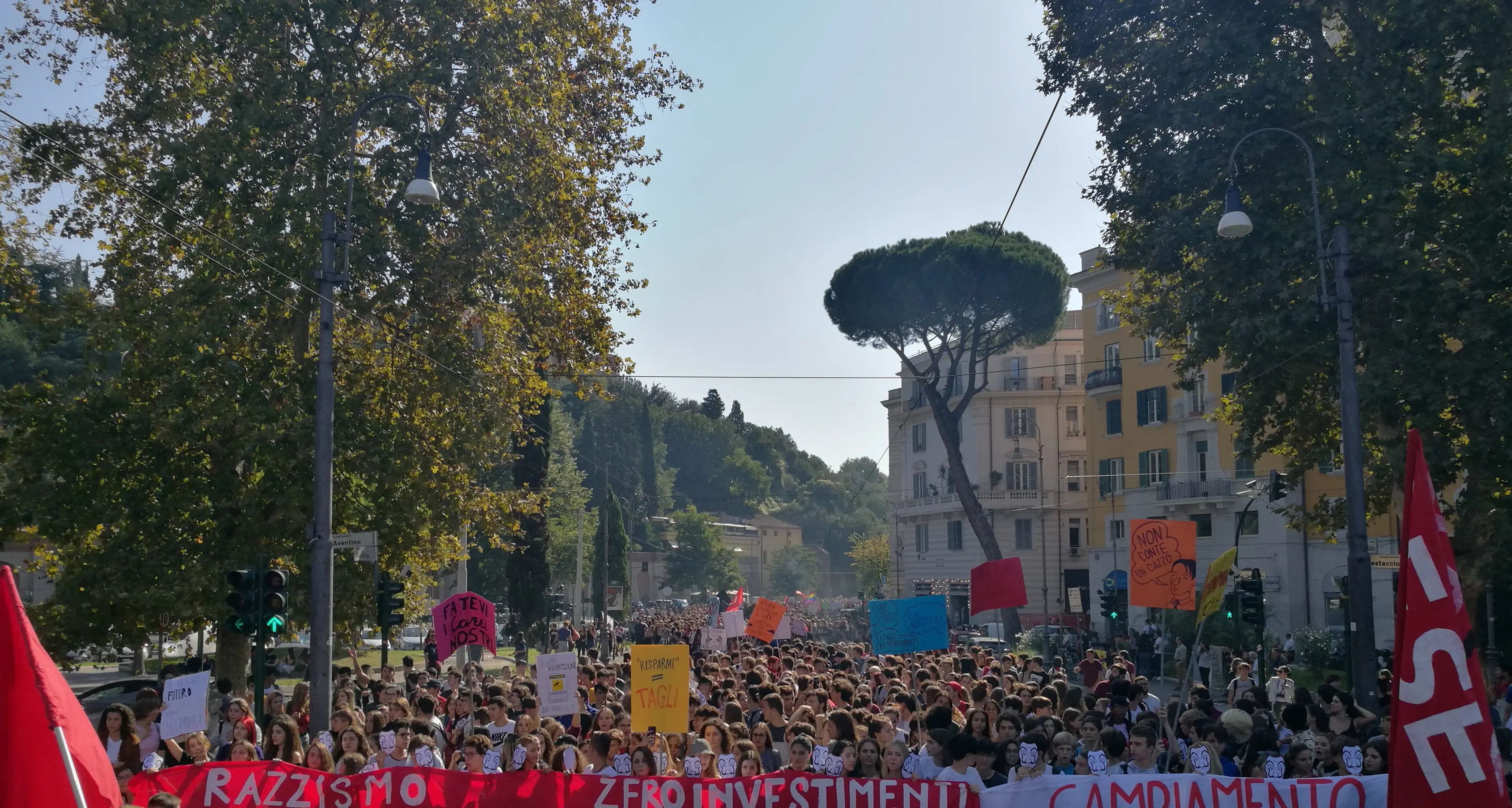 Studenti in piazza contro la nuova maturità