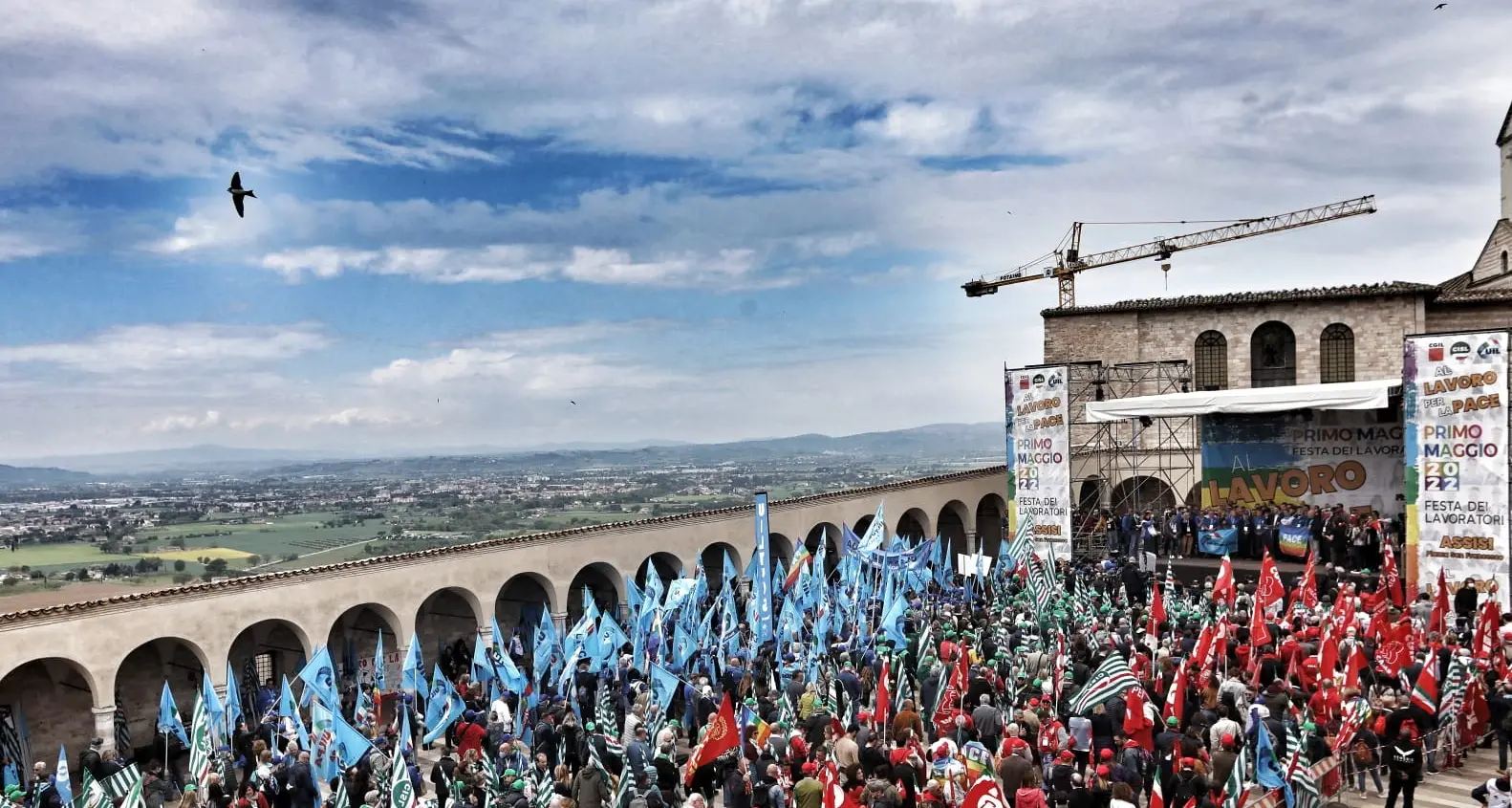 Festa dei lavoratori: Cgil, Cisl e Uil ad Assisi