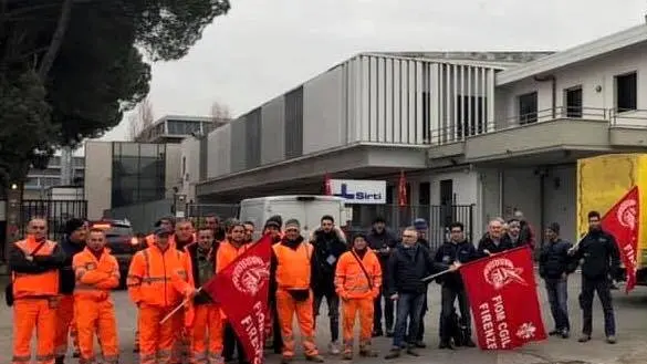 fotografia di Cgil Firenze (da Twitter)