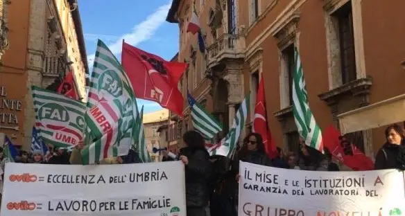 Le vertenze umbre in piazza a Roma