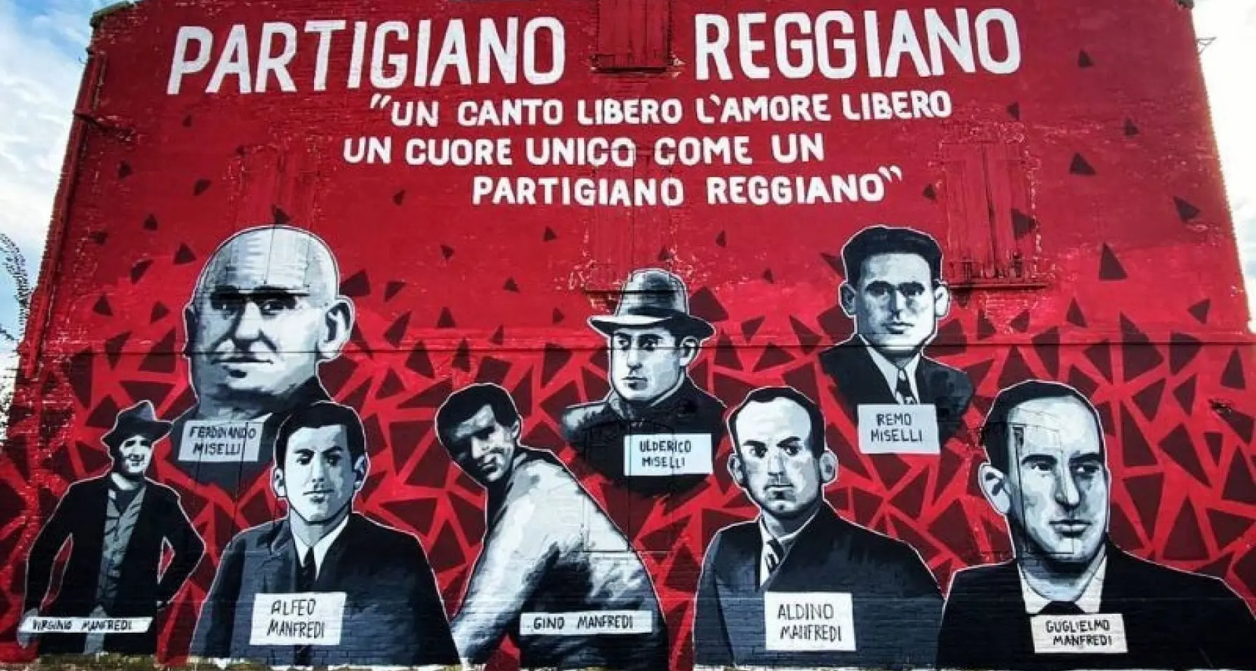 Partigiano Reggiano, il murales resta dov'è
