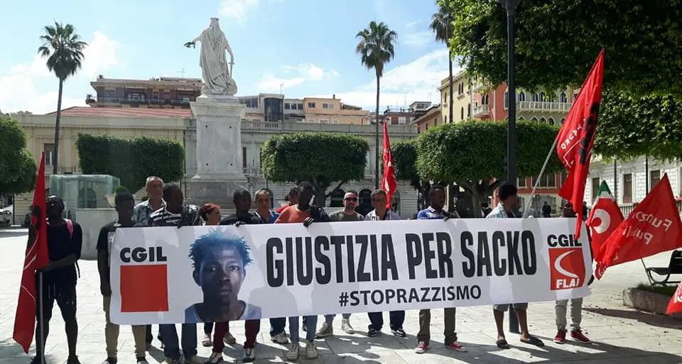 Cgil: «Contro ogni spinta razzista»