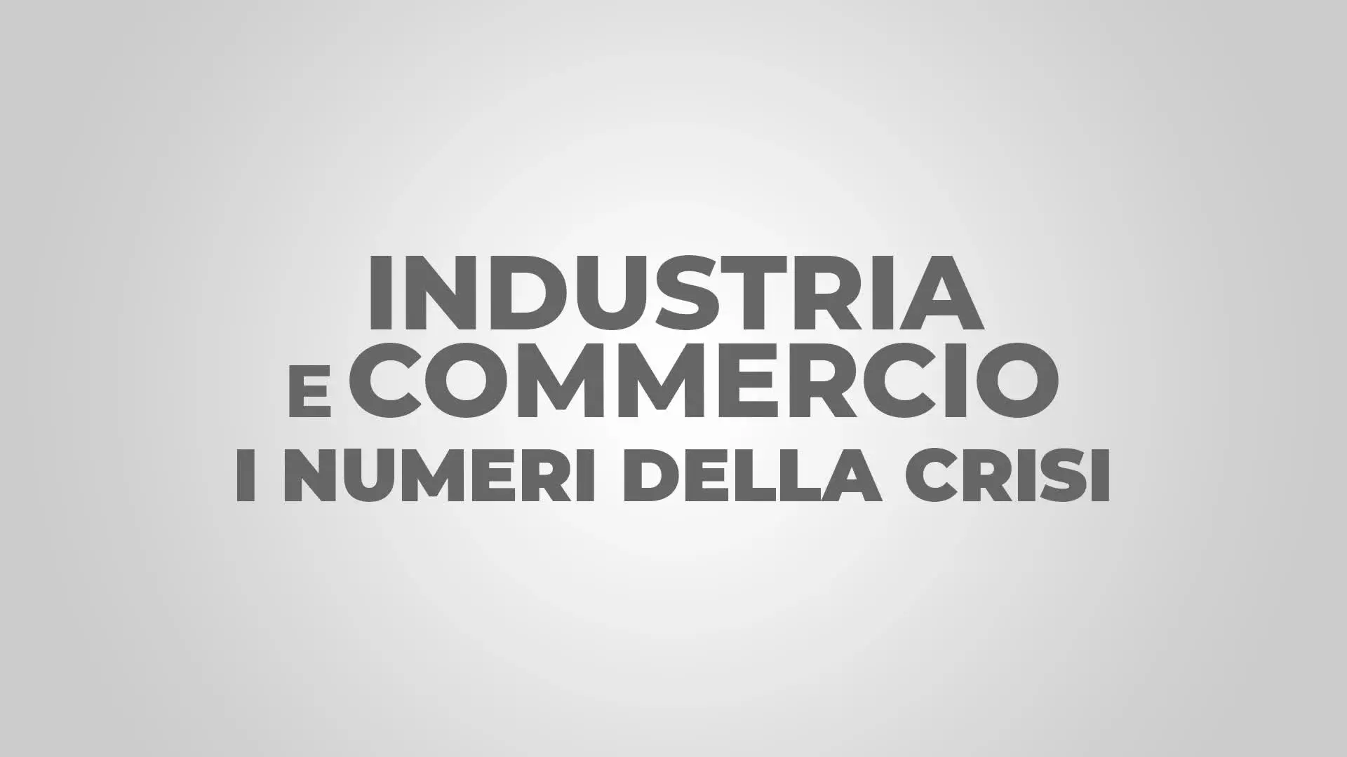 Industria, i numeri della crisi