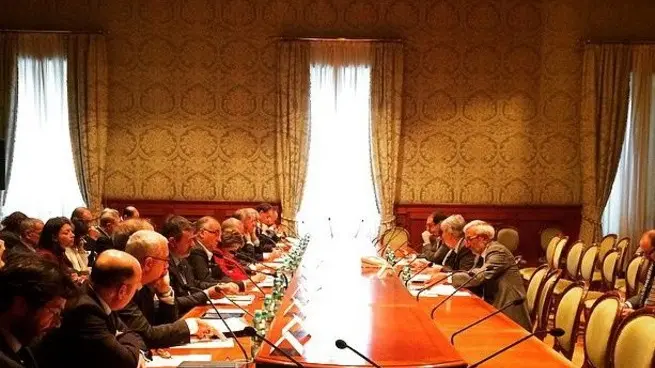 Jobs Act, al via incontro tra governo e sindacati (foto Cgil su twitter)