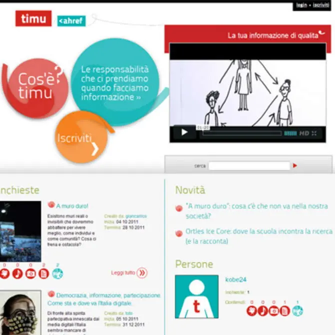 Timu, un social network per le inchieste collettive
