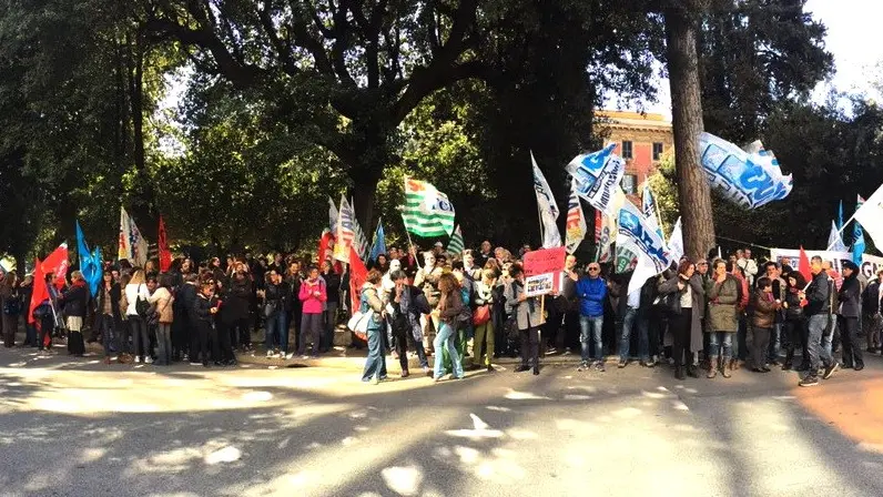 fotografia di Slc Cgil Nazionale, account Twitter