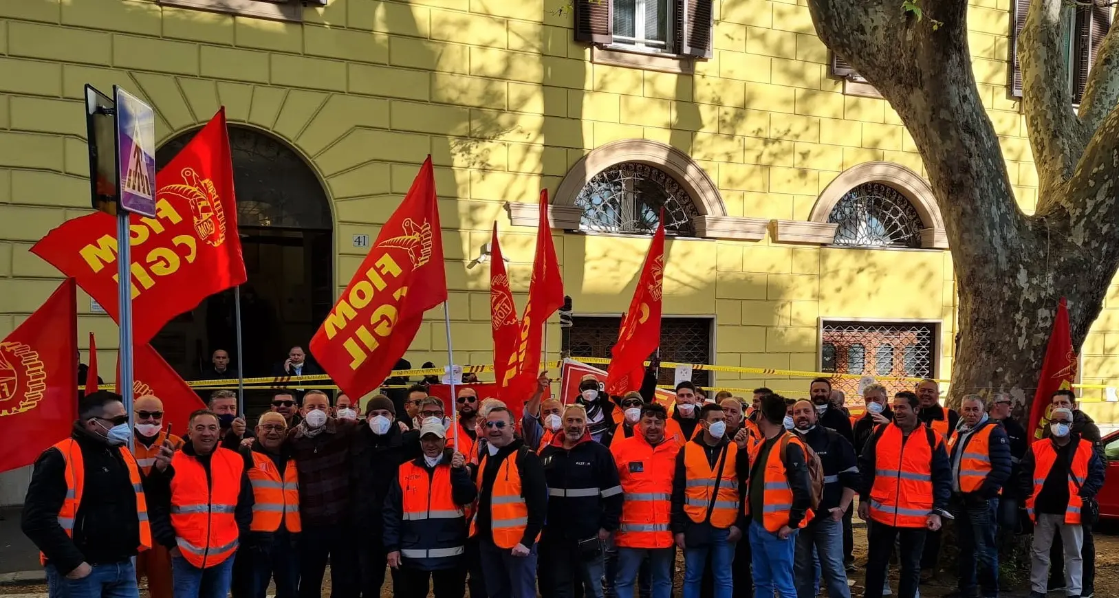 Alstom: Fiom Cgil, presidio per salari e condizioni di lavoro