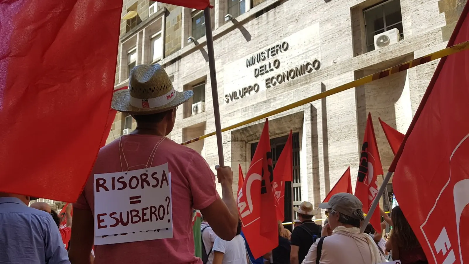 La protesta