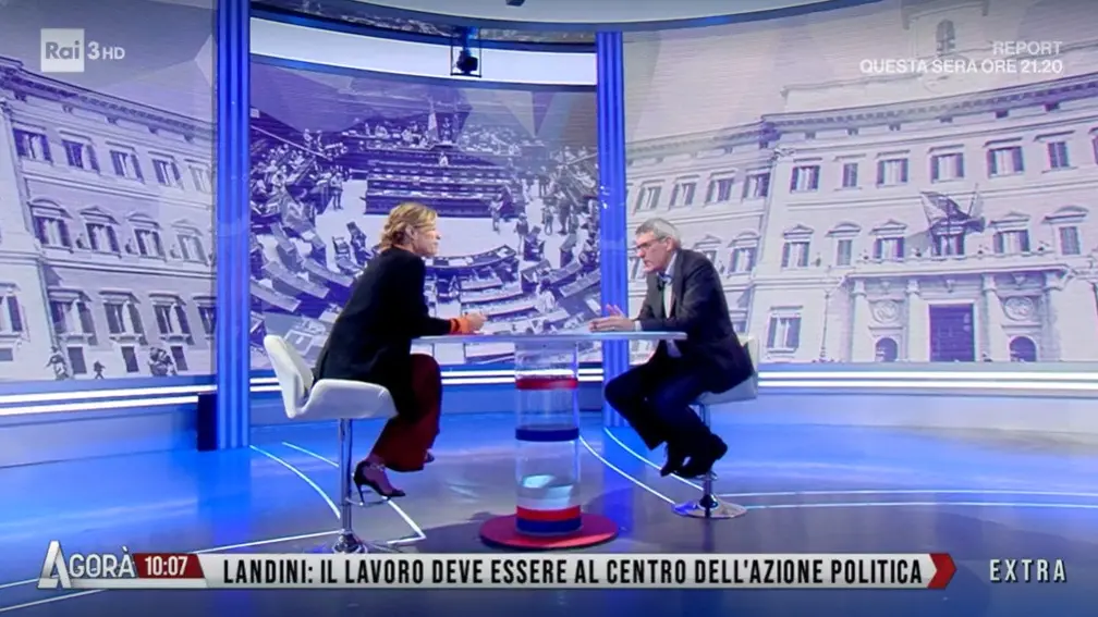 Manovra, Landini ad Agorà: Ai partiti chiediamo sostegno per il mondo del lavoro, è il momento della coerenza