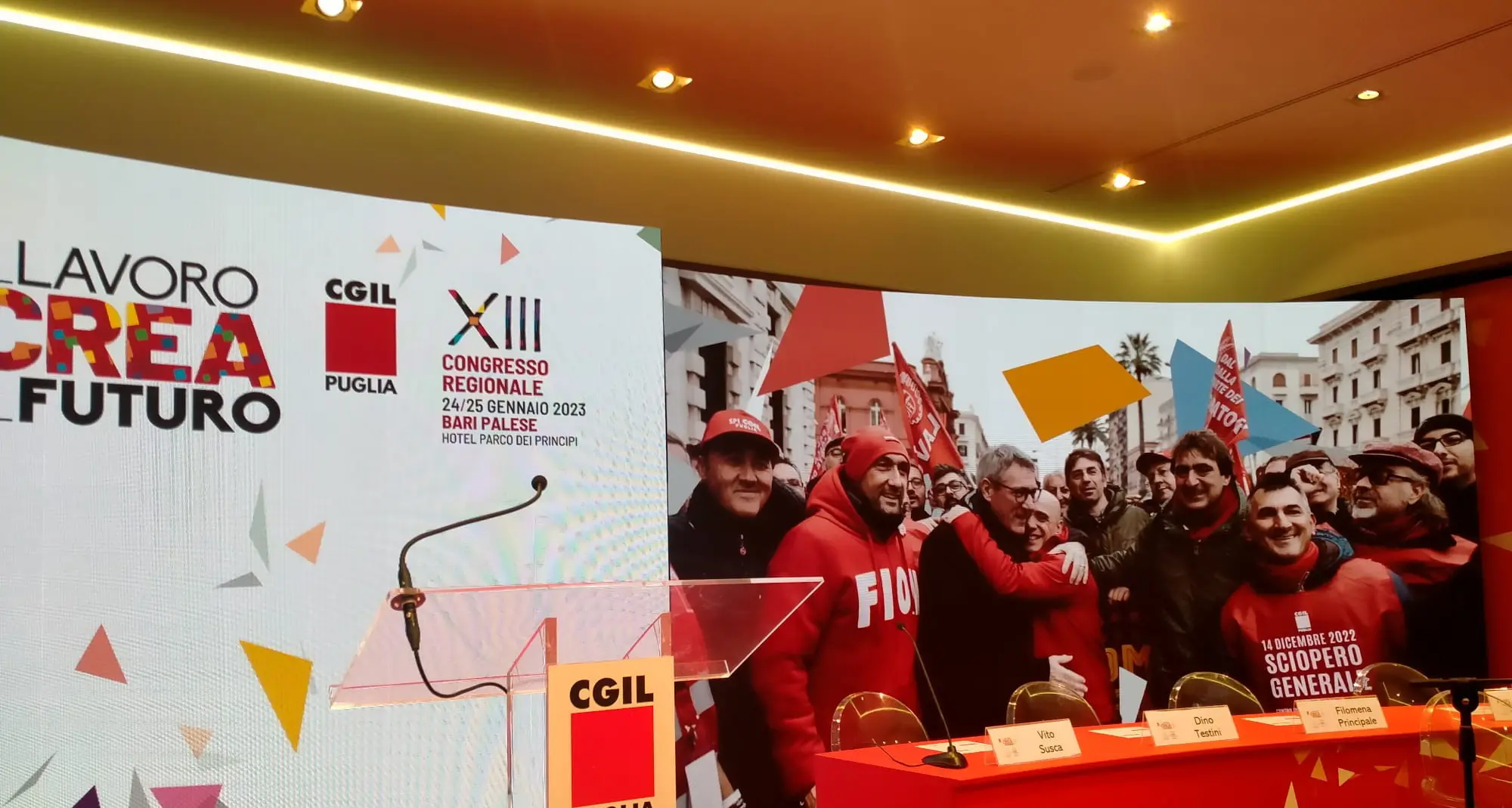 Al via il congresso della Cgil Puglia: Il futuro del lavoro passa da qui