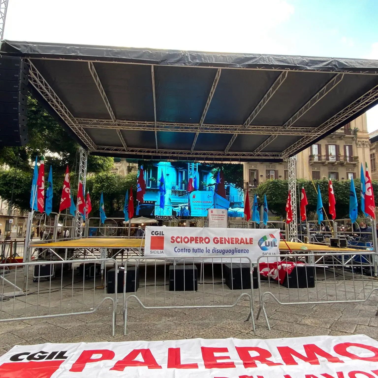 La piazza di Palermo