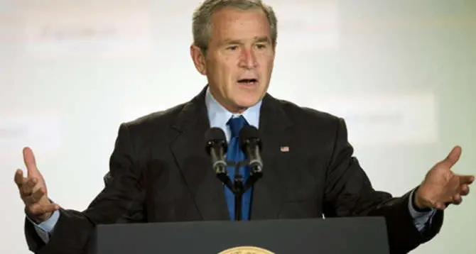 Bush, agiamo o conseguenze disastrose