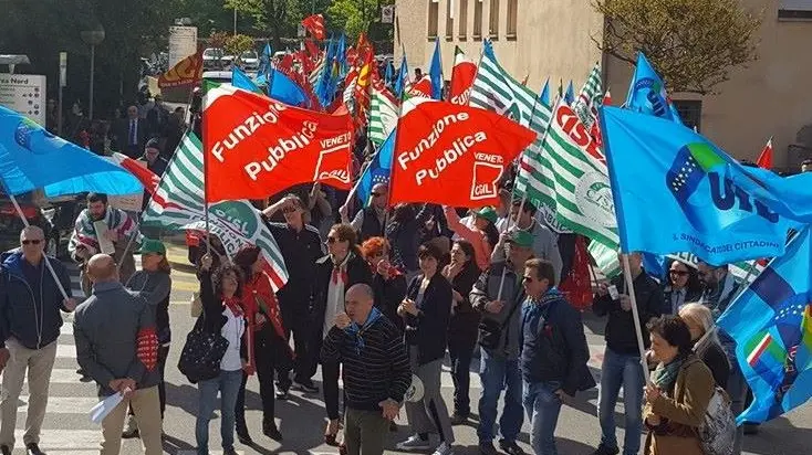 (fotografia di Cgil Padova, pagina Facebook)